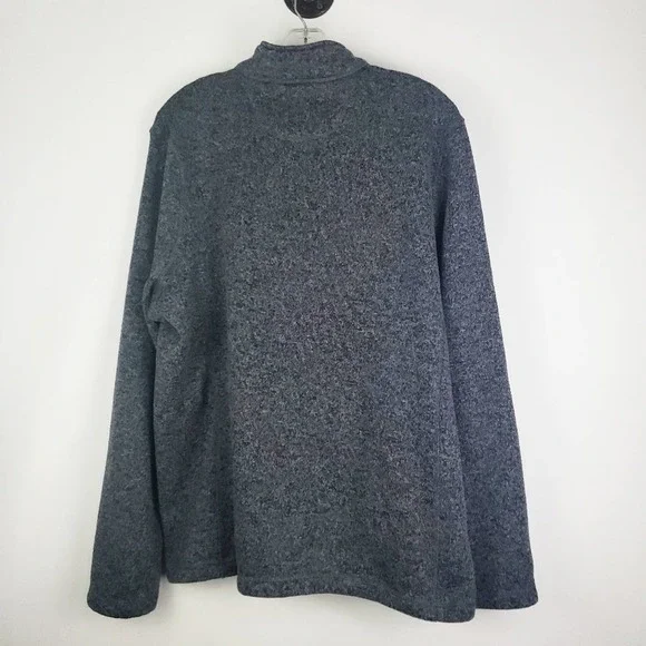 Woolrich Gray‎ Angler Fleece Sweater Medium - Picture 2 of 4